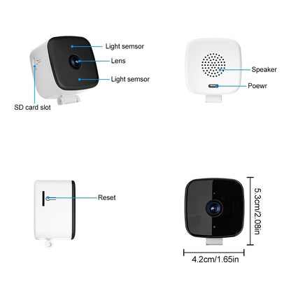 Remote Two-way Intercom Wireless Network HD Camera
